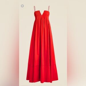 J. Crew Factory Red Maxi Dress